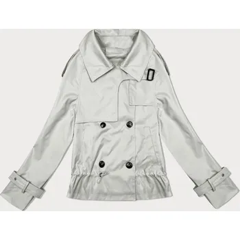 Dámská cargo bunda Bežová dámská bunda na zimu s klopy a podšívkou od HONEY WINTER, odstíny béžové XL (42) i392_23778-53