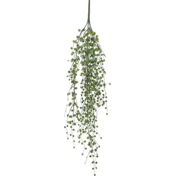umělá květina umělá rostlina, (A1067263), Pepřinec - peperomia závěsný, zelený D80, Š15, V4 cm