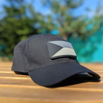 Kšiltovka Kšiltovka R/S Tactical + Nášivka Patch ČR Vlajka černá