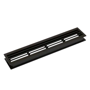 Větrací mřížka Dveřní mřížky 2 ks Barva: Tmavě hnědá vnější 453 x 91 / vnitřní 428 x 70