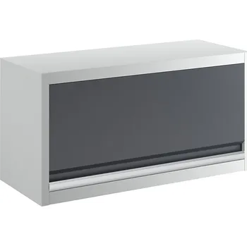 Skříňka na nářadí kaiserkraft Závěsná skříňka s čelními vyklápěcími dvířky antracitová šedá