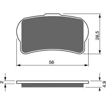 Brzda pro motocykl GOLDFREN Brzdové destičky GOLDFREN 325 AD