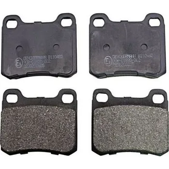 Brzdový systém Sada brzdových destiček, kotoučová brzda DENCKERMANN B110483