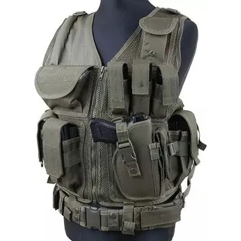 Pánská vesta Vesta taktická modulární s opaskem zelená KAM-39 Tactical Vest Olive GFC Tactical™