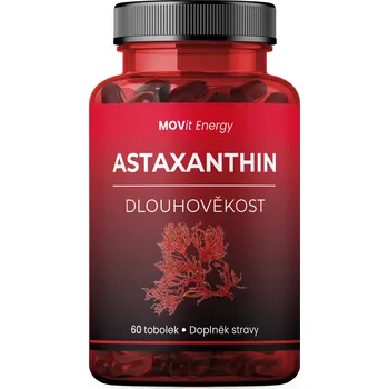 Přírodní produkt MOVit Energy Astaxanthin Dlouhověkost 8 mg 60 tob.