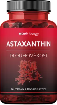 Přírodní produkt MOVit Energy Astaxanthin Dlouhověkost 8 mg 60 tob.