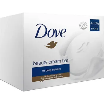 Mýdlo Dove Beauty Cream Bar toaletní mýdlo 4 x 90 g