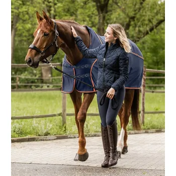 Sport Waldhausen Letní deka proti hmyzu s chladivým efektem - noční modrá/oranžová - 135