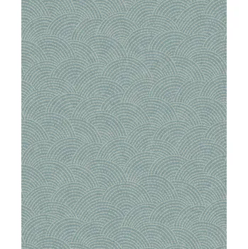 Tapeta Modro-bílá geometrická vliesová tapeta na zeď BZ3314, Belize, Grandeco