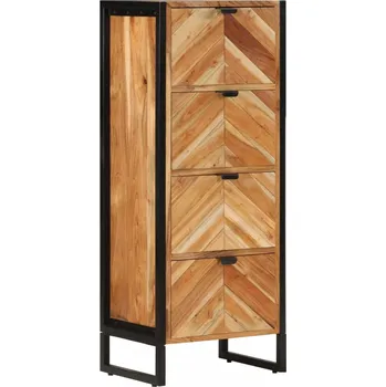 Koupelnový nábytek vidaXL Koupelnová skříňka 40 x 30 x 100 cm masivní akácie a železo