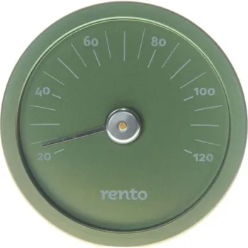 HANSCRAFT RENTO Teploměr do sauny kulatý - břízově zelená