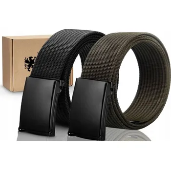 Opasek ZAGATTO sada textilních pásků černý/zelený K6-CZ-P1/K6-CZ-P3 velikost 2XL