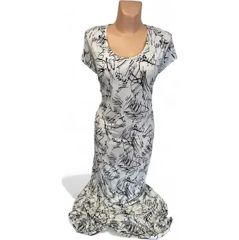 Dámské šaty Šaty pro každou příležitost EVULA, Barva Bílá, Velikost XXXXXL62, Materiál 98% Polyester 2% Lycra