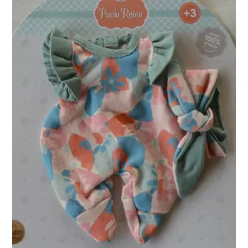 Doplněk pro panenku Obleček na miminko - holčičku Raky od firmy Paola Reina (Obleček na Los Gordis 34 cm)