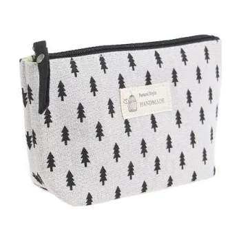 Kosmetická taška Kosmetická taška Handmade černé stromky