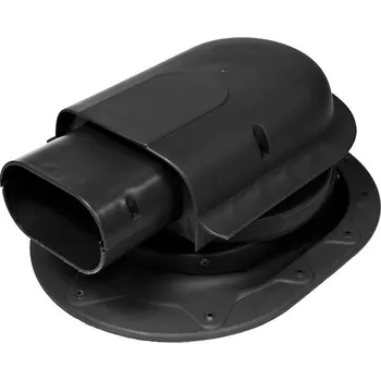 VILPE (Finsko) Solární průchodové prvky CLASSIC - rovný plech Barva: Černá