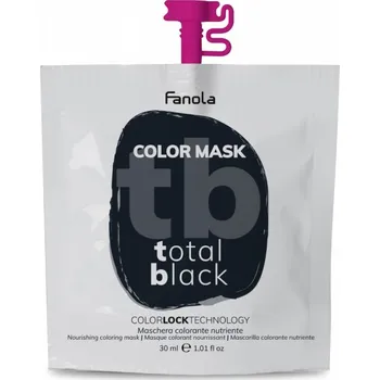Vlasová regenerace Fanola Color maska Total Black 30ml