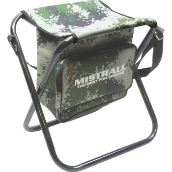 Bivak Mistrall židle bez opěradla s taškou L, maskáč