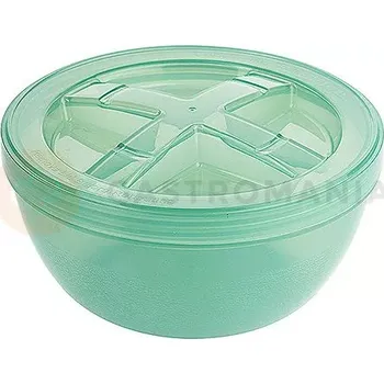 Servírovací stolek Opakovaně použitelný box na polévku, zelený | CONTACTO, 1109/956