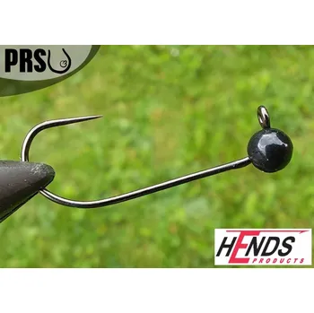 Rybářský háček Tungstenová hlavička bez protihrotu Hends velikost 6 barva Black - 0,4g