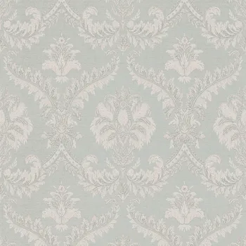 Tapeta Cristiana Masi by Parato Šedo-zlatá vliesová zámecká tapeta na zeď, 33336, Tradizioni, Cristiana Masi by Parato, velikost 10,05 x 0,53 m