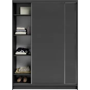 Šatní skříň Šatní skříň DENVE 160x218x60,3 cm šedá