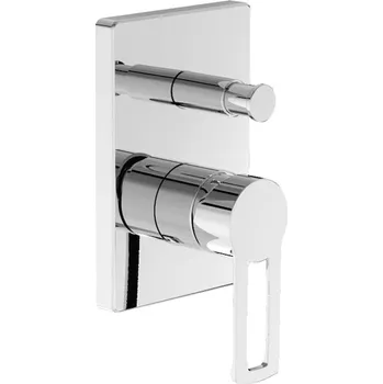 Vodovodní baterie Jika Pure vanová baterie pod omítku chrom H3214260040001