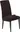 decoDoma Nueva Textura Niagara strečový potah na židli s opěradlem 40 x 40 x 55 cm 2 ks, čokoládový
