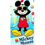 Dětská plážová osuška MICKEY MOUSE POHODA, světle modrá, froté, 70x140cm