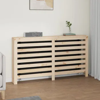 Radiátor vidaXL Kryt na radiátor 153 x 19 x 84 cm masivní borové dřevo [822604] Barva: Přírodní