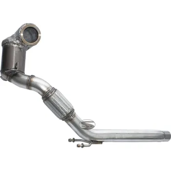 Autodíl HJS downpipe 76 mm včetně katalyzátoru pro Volkswagen Passat VII typ 3C, emisní norma Euro 6, 2.0, 162kw (CCHB)