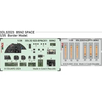 Plastikový model Eduard 1/35 B5N2 SPACE (BORDER MODEL)