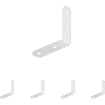 Walteco Spojovací úhelník 50x50x15mm, bílý Množství: 5 ks