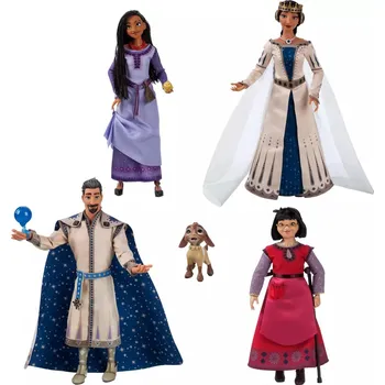 Panenka Wish - Přání sada panenek Asha, Dahlia, královna Amaya a král Magnifico