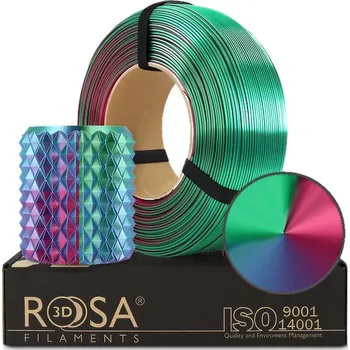Filament ReFill ROSA3D / PLA MAGIC SILK / AURORA / 1,75 mm / 1 kg