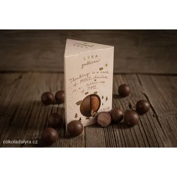 Čokoláda Lyra GULLIVER PRALINÉ Čokoládové pralinky s náplní praliné 100 g