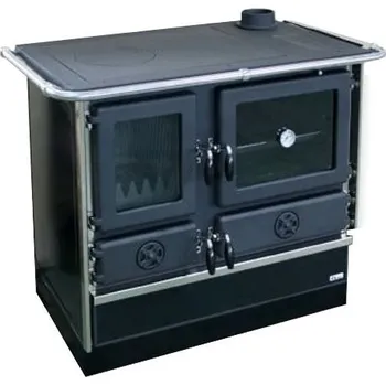 Sporák na tuhá paliva Sporák na tuhá paliva MBS MAGNUM PLUS černý - pravý