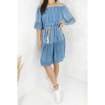 Dámské šaty Moda Italia Letní šaty LA-85965BL Velikost: XS-XL