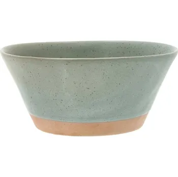 Villa Collection Porcelánová servírovací mísa Evig 22x10 cm Green