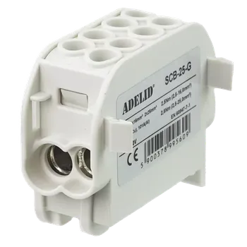 Svorkovnice rozbočovací 25/4 šedá