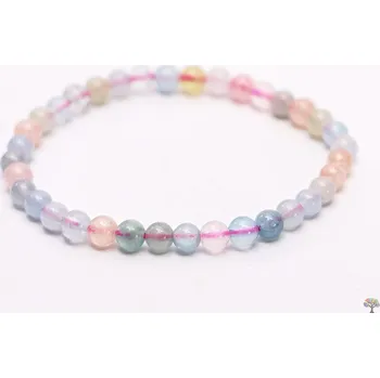 Náramek Magieprirody.cz Dětský náramek Morganit - 4 mm kuličky #636 - Beryl růžový smaragd - z přírodních kamenů