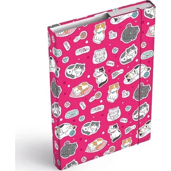 desky na sešit desky na sešity box A4 Cats 8021066 UNIPAP