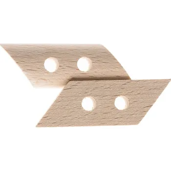 Knoflík Bellatex Knoflík sada 3 ks 20x35 mm světlá béžová