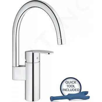Vodovodní baterie Grohe Wave Cosmopolitan Dřezová baterie, chrom, 32449001