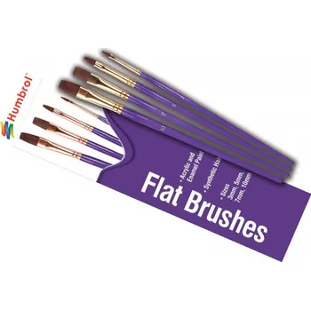 Humbrol Flat Brush pack AG4305 - sada plochých štětců (velikost 3/5/7/10)