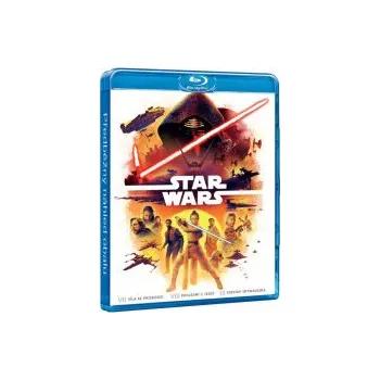 Blu-ray film Star Wars:Epizody 7,8,9 / Kolekce - 3 Blu-Ray 3 disky