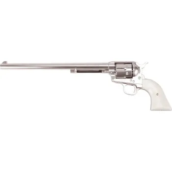 Airsoftová zbraň Airsoftový revolver SAA .45 Peacemaker L 11" - stříbrný, celokov, GNB, Verze 2, King Arms