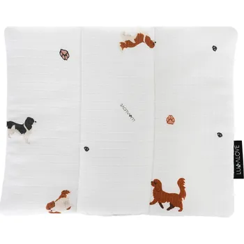 Polštář Lullalove Polštář z mušelínu pro miminka - Pejsek