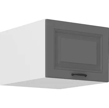 Kuchyňská skříňka LEMPERT Horní skříňka STELLA 54 (50 / 36 / 57 cm) dustgrey / bílá