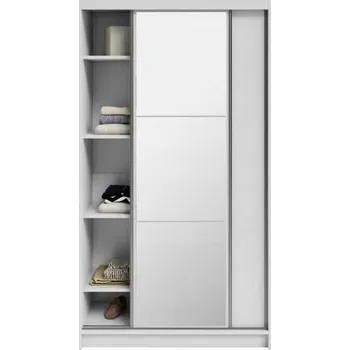 Šatní skříň DobreSNY DENVE 120 cm bílá